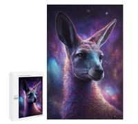 Teenagerss Puzzles 1000 PCS Jigsaws Cosmic Kangaroo Portrait-7 Jigsaw Puzzle Hands-on Game Wall Art Deal As Gifts for The Whole Family 1000 PCS