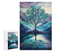 Teenagerss Puzzles 1000 PCS Jigsaws Crystal Tree Reflection Puzzle for Adults Brain Teaser Game Presents for Women for Birthday, Chrismas 1000 PCS