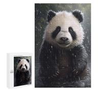 Teenagerss Puzzles 1000 PCS Jigsaws Cute Wet Panda Puzzle for Adults Brain Teaser Game Presents for Women for Birthday, Chrismas 1000 PCS