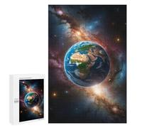 Teenagerss Puzzles 1000 PCS Jigsaws Earth from Space Wallpaper Jigsaw Puzzle Hands-on Game Wall Art Deal As Gifts for The Whole Family 1000 PCS