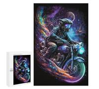 Teenagerss Puzzles 1000 PCS Jigsaws Galactic Motorcycle Ride -3 Jigsaw Puzzle Hands-on Game Wall Art Deal As Gifts for The Whole Family 1000 PCS