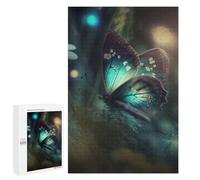 Teenagerss Puzzles 1000 PCS Jigsaws Glowing Butterfly Garden-4 Puzzles for Adults Anti-Stress Toys Analysis And Logic for Birthday, Chrismas 1000 PCS