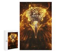 Teenagerss Puzzles 1000 PCS Jigsaws Golden Blaze Eagle Puzzles for Adults Anti-Stress Toys Analysis And Logic for Birthday, Chrismas 1000 PCS
