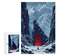 Teenagerss Puzzles 1000 PCS Jigsaws Hell Gate in Snowy Land Puzzle for Adults Brain Teaser Game Presents for Women for Birthday, Chrismas 1000 PCS