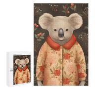 Teenagerss Puzzles 1000 PCS Jigsaws Koala Bear Xmas Suit Puzzle for Adults Brain Teaser Game Presents for Women for Birthday, Chrismas 1000 PCS