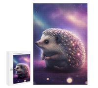 Teenagerss Puzzles 1000 PCS Jigsaws Magical Sparkling Hedgehog Puzzle for Adults Brain Teaser Game Presents for Women for Birthday, Chrismas 1000 PCS