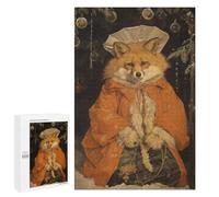 Teenagerss Puzzles 1000 PCS Jigsaws Old Classic Fox Xmas Puzzle for Adults Brain Teaser Game Presents for Women for Birthday, Chrismas 1000 PCS