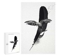 Teenagerss Puzzles 1000 PCS Jigsaws Parrot Feather Wallpaper Jigsaw Puzzle Hands-on Game Wall Art Deal As Gifts for The Whole Family 1000 PCS