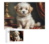 Teenagerss Puzzles 1000 PCS Jigsaws Royal Pup Portrait Jigsaws for Adults Hands-on Game Analysis And Logic Unique Birthday And Gifts 1000 PCS