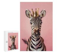 Teenagerss Puzzles 1000 PCS Jigsaws Zebra King Puzzle for Adults Brain Teaser Game Presents for Women for Birthday, Chrismas 1000 PCS