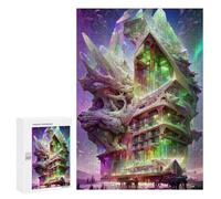 Teenagerss Puzzles 300 PCS Jigsaws Crystal Fantasy Tower Puzzle for Adults Brain Teaser Game Presents for Women for Birthday, Chrismas 300 PCS