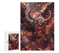 Teenagerss Puzzles 300 PCS Jigsaws Demonic Owl From Hell Puzzle for Adults Brain Teaser Game Presents for Women for Birthday, Chrismas 300 PCS