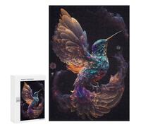 Teenagerss Puzzles 300 PCS Jigsaws Galactic Hummingbird Puzzles for Adults Anti-Stress Toys Analysis And Logic for Birthday, Chrismas 300 PCS