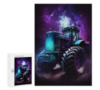 Teenagerss Puzzles 300 PCS Jigsaws Galactic Tractor Adventure-17 Jigsaw Puzzle Hands-on Game Wall Art Deal As Gifts for The Whole Family 300 PCS