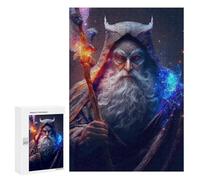 Teenagerss Puzzles 300 PCS Jigsaws Magical Wizard Portrait -1 Jigsaws for Adults Hands-on Game Analysis And Logic Unique Birthday And Gifts 300 PCS
