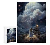 Teenagerss Puzzles 300 PCS Jigsaws Moonlit Journey Jigsaws for Adults Hands-on Game Analysis And Logic Unique Birthday And Gifts 300 PCS