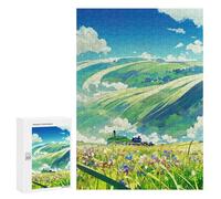 Teenagerss Puzzles 300 PCS Jigsaws Pastoral Dreamscape -1 Jigsaws for Adults Hands-on Game Analysis And Logic Unique Birthday And Gifts 300 PCS