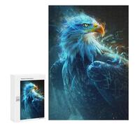 Teenagerss Puzzles 300 PCS Jigsaws Radiant Eagle Majesty Adult Puzzles Anti-Stress Toys Difficult Challenge Unique Birthday And Gifts 300 PCS