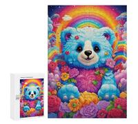 Teenagerss Puzzles 300 PCS Jigsaws Rainbow Panda Paradise Jigsaws for Adults Hands-on Game Analysis And Logic Unique Birthday And Gifts 300 PCS