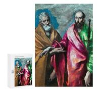 Teenagerss Puzzles 300 PCS Jigsaws Saint Peter And Saint Paul Adult Puzzles Anti-Stress Toys Difficult Challenge Unique Birthday And Gifts 300 PCS