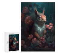 Teenagerss Puzzles 300 PCS Jigsaws Squirrel Whimsical Puzzles for Adults Anti-Stress Toys Analysis And Logic for Birthday, Chrismas 300 PCS