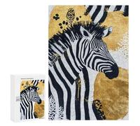 Teenagerss Puzzles 300 PCS Jigsaws Zebra Abstract Art Puzzle for Adults Brain Teaser Game Presents for Women for Birthday, Chrismas 300 PCS