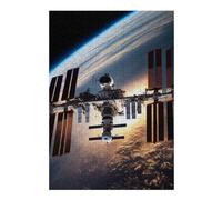 Teenagerss Puzzles 38x26cm/1000pcs Jigsaws Panoramic Earth Orbit View Teenagers Puzzles Anti-Stress Toys Pattern Assembly Stress Reduction Gifts 38x26cm/1000pcs