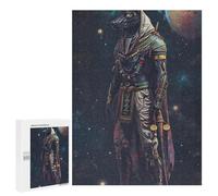 Teenagerss Puzzles 500 PCS Jigsaws Ancient Egyptian God Statue Art Print Jigsaw Puzzle Hands-on Game Wall Art Deal As Gifts for The Whole Family 500 PCS