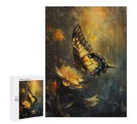 Teenagerss Puzzles 500 PCS Jigsaws Butterfly Flower Magical Adult Puzzles Anti-Stress Toys Difficult Challenge Unique Birthday And Gifts 500 PCS
