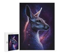 Teenagerss Puzzles 500 PCS Jigsaws Cosmic Kangaroo Profile-2 Jigsaw Puzzle Hands-on Game Wall Art Deal As Gifts for The Whole Family 500 PCS
