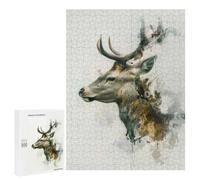 Teenagerss Puzzles 500 PCS Jigsaws Deer Elegance Puzzle for Adults Brain Teaser Game Presents for Women for Birthday, Chrismas 500 PCS