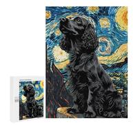 Teenagerss Puzzles 500 PCS Jigsaws English Cocker Spaniel Puzzle for Adults Brain Teaser Game Presents for Women for Birthday, Chrismas 500 PCS