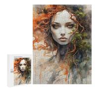 Teenagerss Puzzles 500 PCS Jigsaws Forest Fire Nymph Puzzle for Adults Brain Teaser Game Presents for Women for Birthday, Chrismas 500 PCS