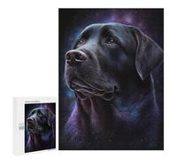 Teenagerss Puzzles 500 PCS Jigsaws Galactic Labrador Portrait -2 Jigsaw Puzzle Hands-on Game Wall Art Deal As Gifts for The Whole Family 500 PCS