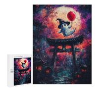Teenagerss Puzzles 500 PCS Jigsaws Ghostly Flight in Japan Puzzle for Adults Brain Teaser Game Presents for Women for Birthday, Chrismas 500 PCS