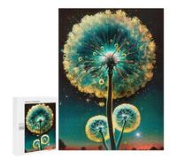 Teenagerss Puzzles 500 PCS Jigsaws Glowing Dandelion Tree Jigsaws for Adults Hands-on Game Analysis And Logic Unique Birthday And Gifts 500 PCS