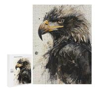 Teenagerss Puzzles 500 PCS Jigsaws GoldenEyed Eagle Puzzle for Adults Brain Teaser Game Presents for Women for Birthday, Chrismas 500 PCS