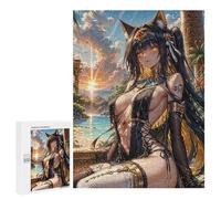 Teenagerss Puzzles 500 PCS Jigsaws Hot Anime Cleopatra Jigsaw Puzzle Hands-on Game Wall Art Deal As Gifts for The Whole Family 500 PCS