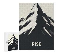 Teenagerss Puzzles 500 PCS Jigsaws Mountain Climber Rise Jigsaw Puzzle Hands-on Game Wall Art Deal As Gifts for The Whole Family 500 PCS