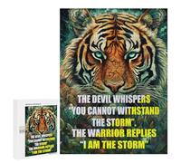 Teenagerss Puzzles 500 PCS Jigsaws Quotes The Devil Whisper Jigsaw Puzzle Hands-on Game Wall Art Deal As Gifts for The Whole Family 500 PCS