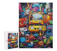 Teenagerss Puzzles 500 PCS Jigsaws Whimsical Machine Chaos Jigsaws for Adults Hands-on Game Analysis And Logic Unique Birthday And Gifts 500 PCS