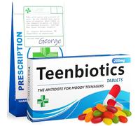 TeenBiotics - 13th Birthday Gift for Boys, Official Teenager, Stocking Fillers for Teenage Girls & Teen Boys, Presents for 15 year old and Cool Gifts for 14 year Girl, Christmas Xmas Secret Santa Gag