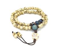 TeenFighter A Bead Speak Aesthetic Ceramic and Crystal Stone Bead Bracelet Set for Women - Fashionable Stretchable Bohemian Jewelry, normal, 陶瓷, Pearl