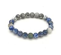 TeenFighter A Bead Speak Aesthetic Ceramic Crystal Stone Bracelet Set for Women - Fashion Stretch Boho Jewelry, Normal, Pearl