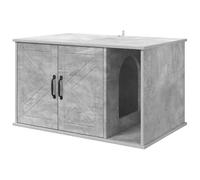 Teenpull Cat House Wood Composite Concrete 85 x 55 x 50 cm Compact Modern for Living Room Indoor with Sturdy Construction Ideal for Playing, Climbing, Scratching and Relaxing