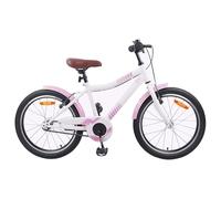 Teenpull Children's Bicycle 20 Inch Light Pink Steel with Adjustable Handlebar and Saddle, 1 Speed, Linear Pull Brake, for 6-11 Years, 120-135 cm, Leisure, Outdoor, Safe Mobility
