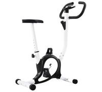 Teenpull Exercise Bike with Belt Drive, Black, Metal and Plastic, 64 x 41 x 101 cm, LCD Display with Calorie Consumption, Non-Slip Pedals, Adjustable Saddle for Joint-friendly Endurance Training