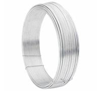 Teenpull Fence Binding Wire Silver Hot Dipped Galvanised Wire 80m Length 0.3cm Width for Garden Plot Security Privacy Fence Accessories and Assembly Repair