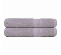 Teenpull FROGN 2-Pack Grey Sauna Towels, 80x200 cm Absorbent 360 GSM Ring-Spun Cotton, OEKO-TEX Certified for Spa & Bath