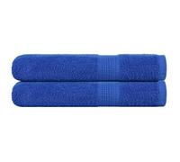 Teenpull FROGN Blue Sauna Towels 2 Pack, 80x200 cm Large 360 GSM Absorbent 100% Cotton, OEKO-TEX Certified Bath Sheets for Spa & Shower
